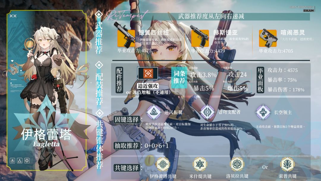 少女前线2追放全新冻结队冷凝主C伊格蕾塔机制详解