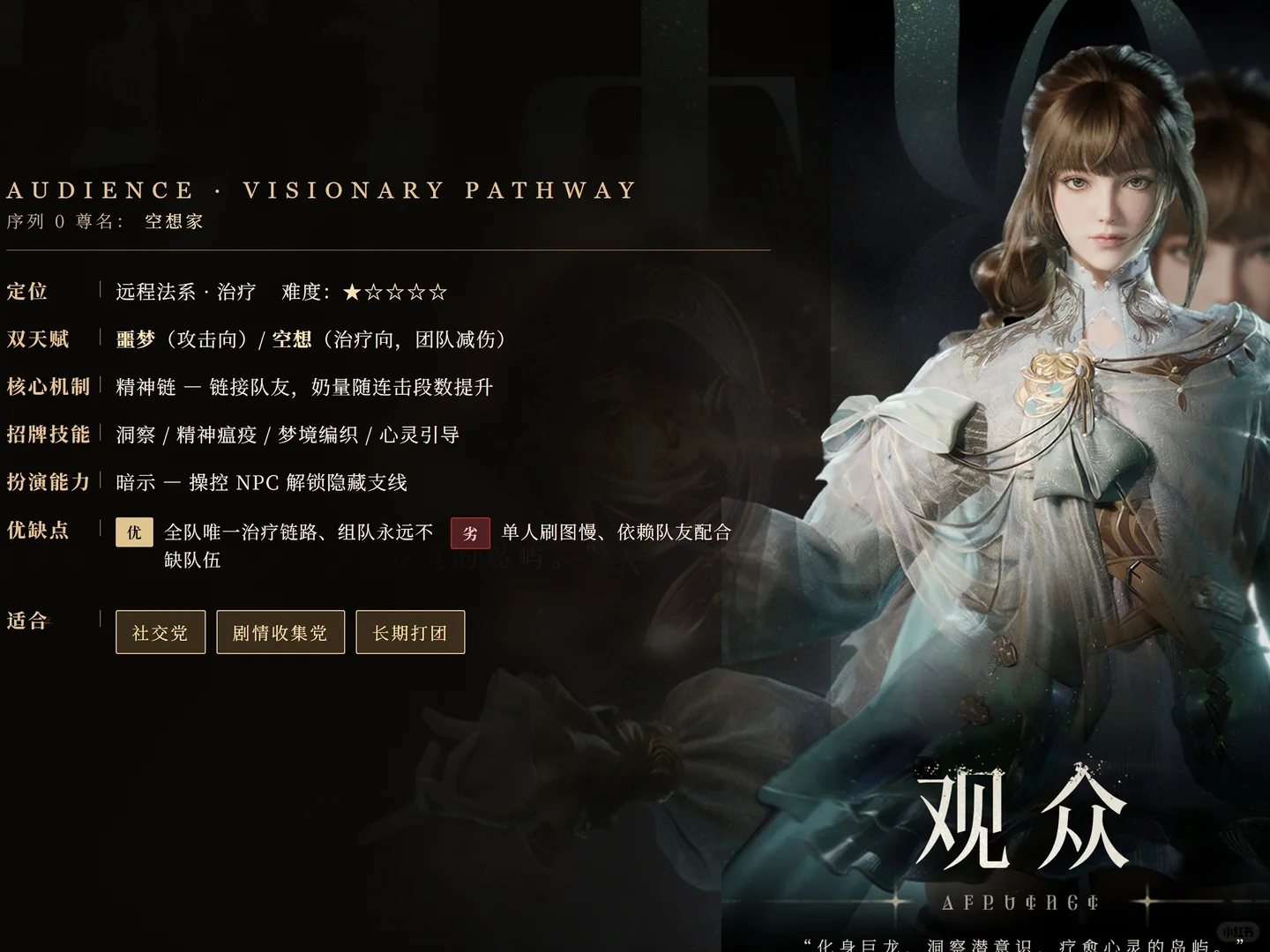 诡秘之主开服版本观众途径技能人脉秘偶封印搭配指南