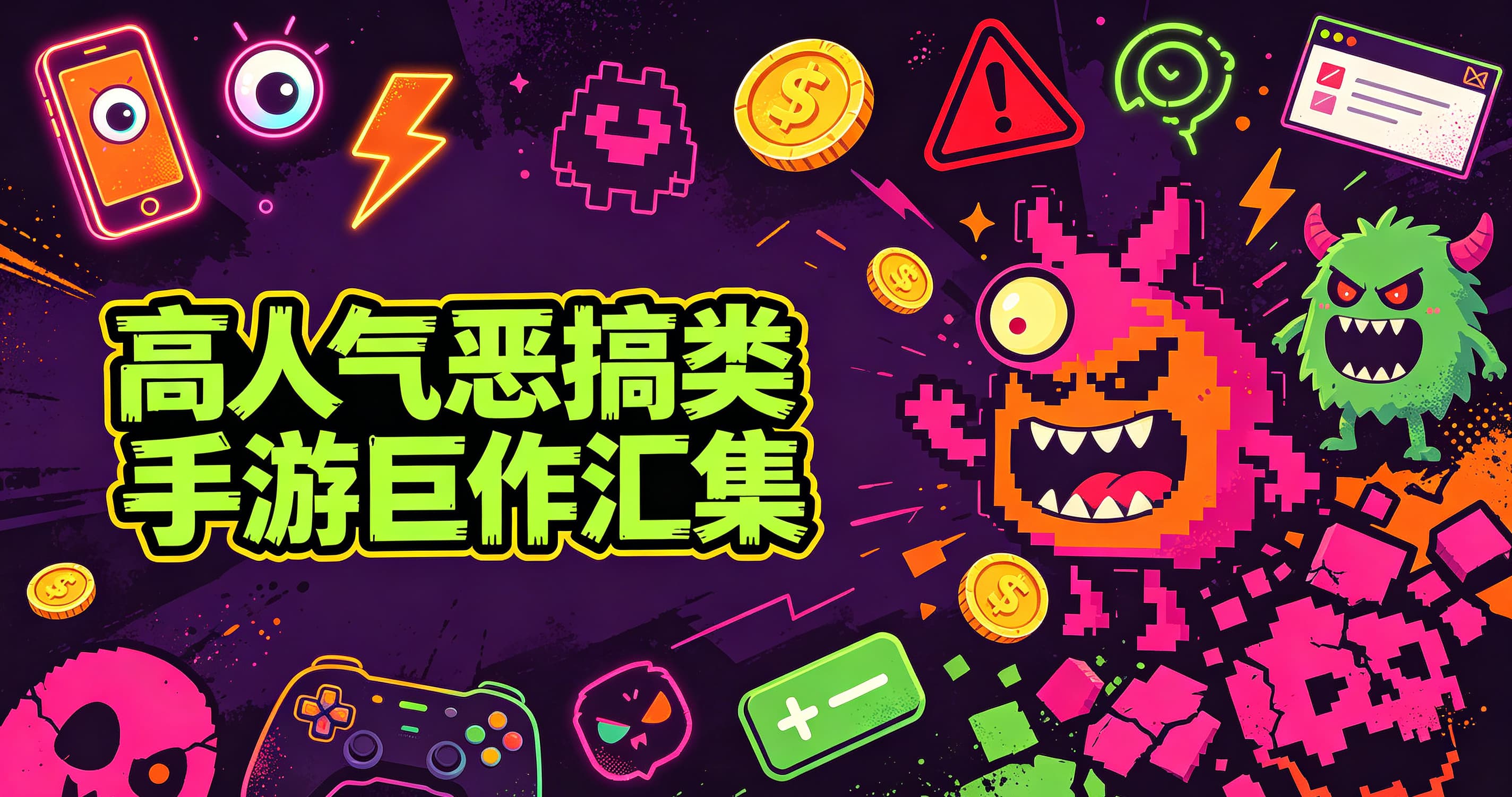 高人气恶搞类手游巨作汇集