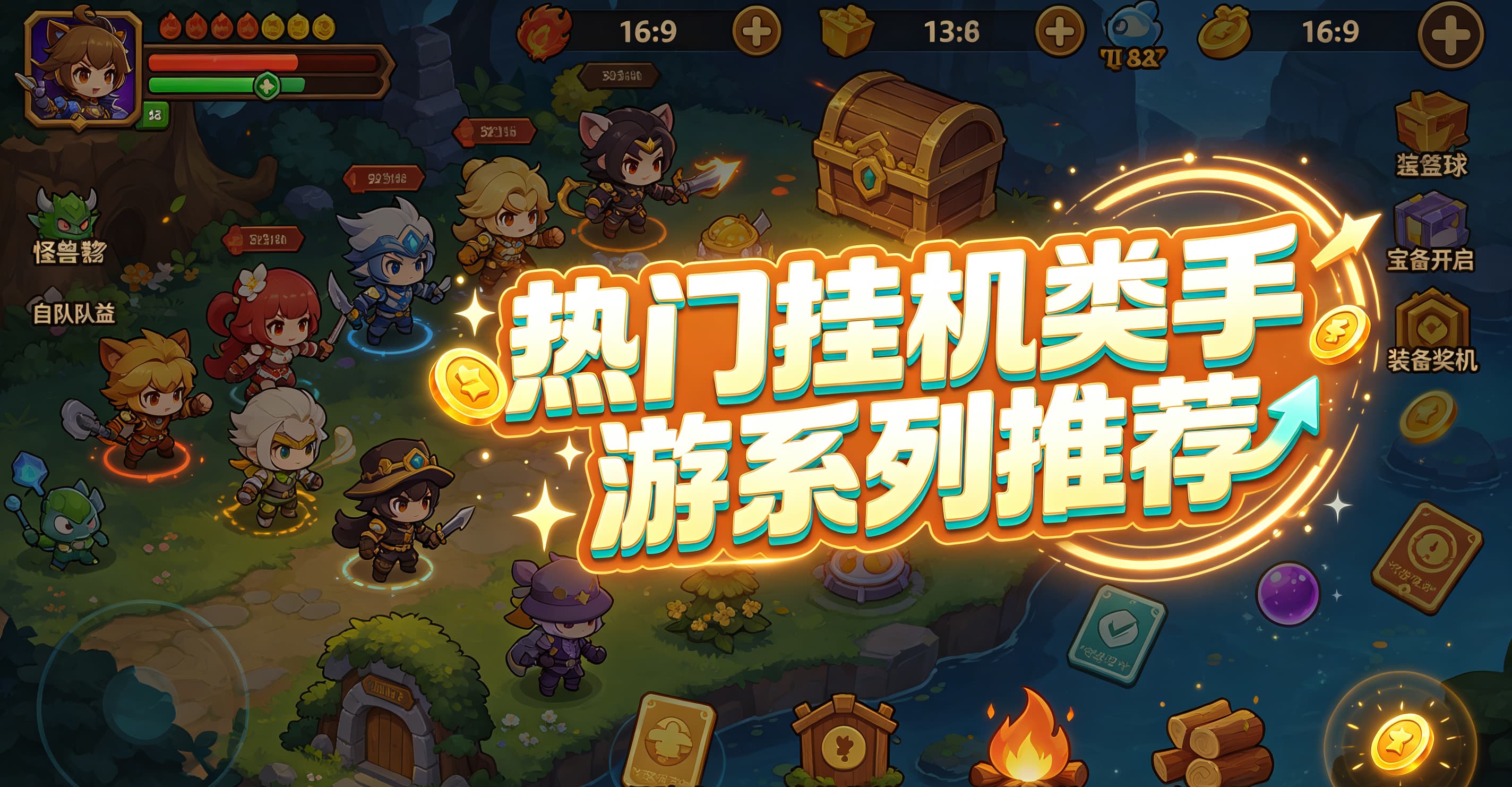热门挂机类手游系列推荐