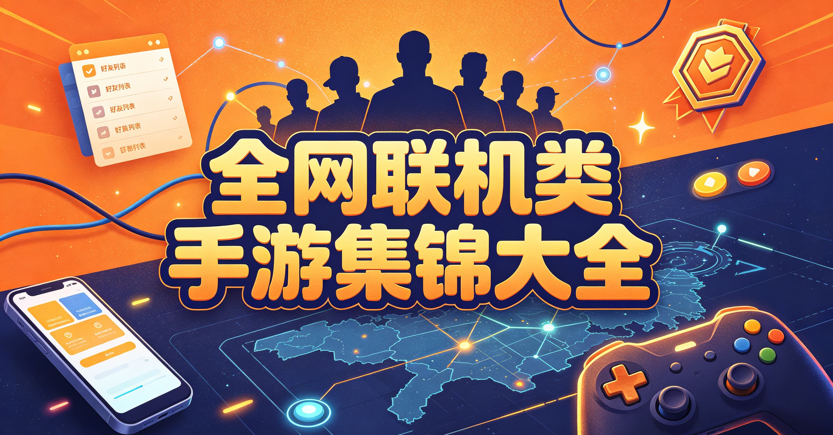 全网联机类手游集锦大全
