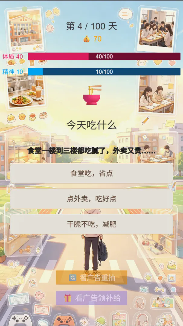脆皮大学生模拟器截图1