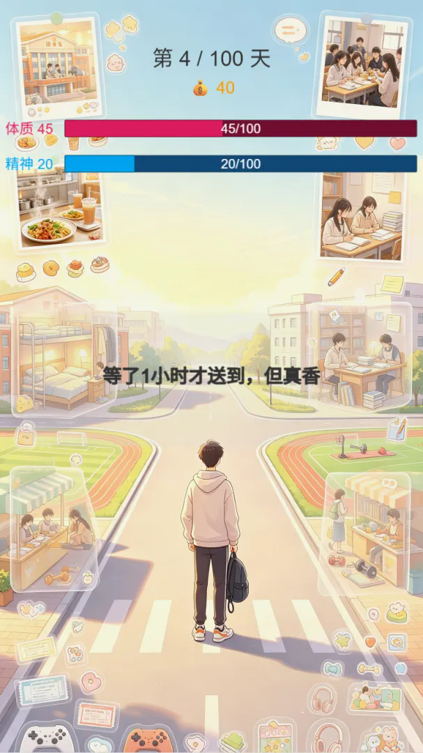 脆皮大学生模拟器截图2