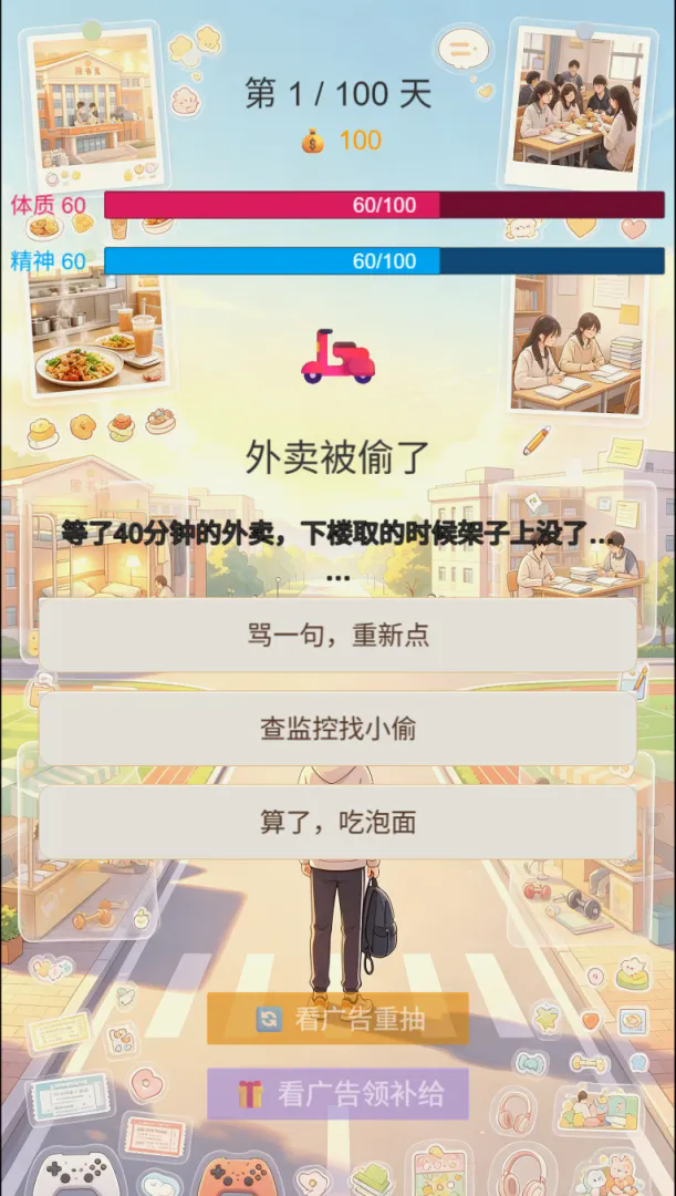 脆皮大学生模拟器截图3
