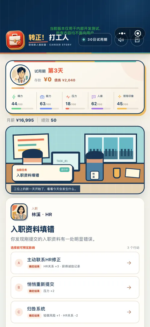 转正！打工人截图2