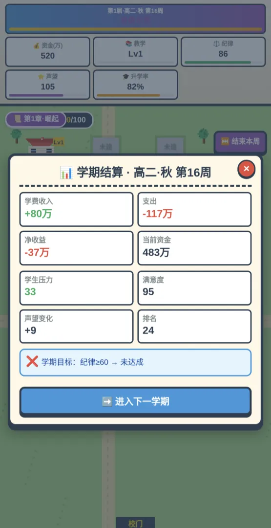 高中校长模拟器截图1