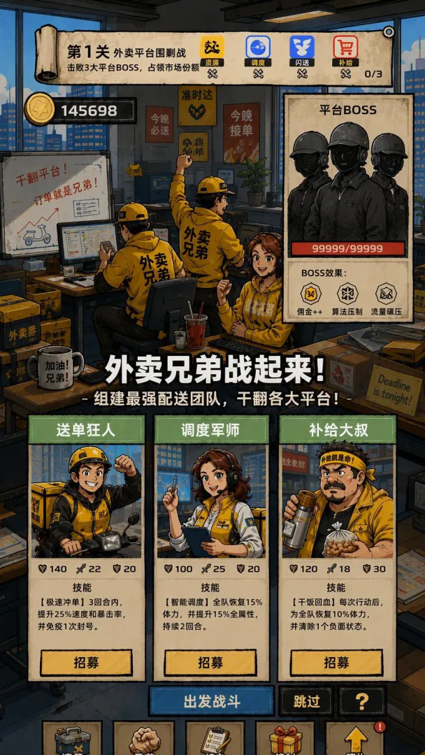 外卖兄弟战起来截图1