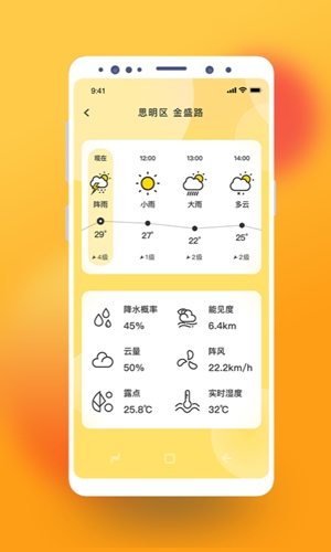 极简桌面天气截图1