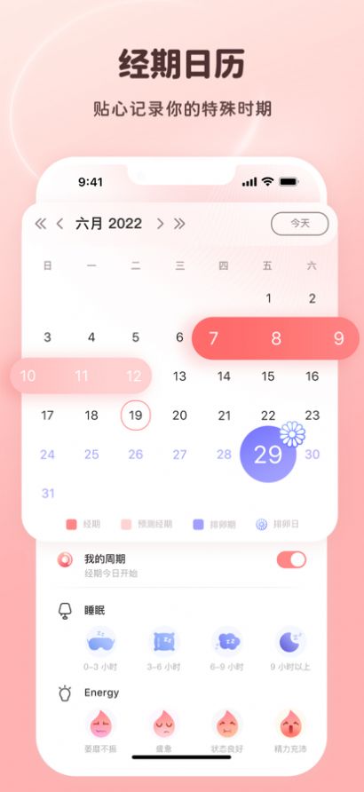 姨妈小日历截图5